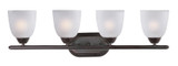 Bathroom Fixtures Four Lights by Maxim ( 16 | 11314FTOI Axis ) 