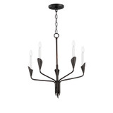 Mid. Chandeliers Candle by Maxim ( 16 | 24345BK Calyx ) 