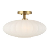 Semi-Flush Mts. Glass Down by Meridian ( 446 | M60075NB ) 