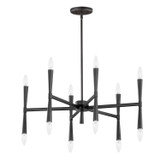 Mid. Chandeliers Candle by Maxim ( 16 | 24626BK Rome ) 