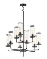 Mid. Chandeliers Glass Up by Maxim ( 16 | 11479CRBK Crosby ) 