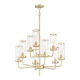 Mid. Chandeliers Glass Up by Maxim ( 16 | 11479CRSBR Crosby ) 