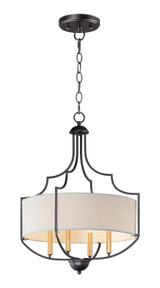 Mid. Chandeliers Drum Shade by Maxim ( 16 | 25284WLBZAB Savant ) 