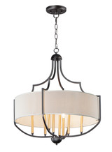 Mid. Chandeliers Drum Shade by Maxim ( 16 | 25285WLBZAB Savant ) 