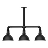 Exterior Chandeliers by Montclair Light Works ( 518 | MSK114-41-T36 Deep Bowl ) 
