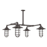 Exterior Chandeliers by Montclair Light Works ( 518 | MSP052-51-T48 Vaportite ) 