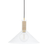 Pendants Glass Down by Mitzi ( 428 | H622701L-AGB Besa ) 