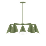 Mid. Chandeliers Metal Shade by Montclair Light Works ( 518 | CHC415-22 Jasmine ) 