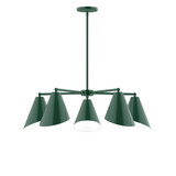 Mid. Chandeliers Metal Shade by Montclair Light Works ( 518 | CHC415-42 Jasmine ) 