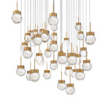 Large Chandeliers Multi-Port/Cascade by Modern Forms ( 281 | PD-82041S-AB Double Bubble ) 