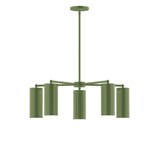 Mid. Chandeliers Glass Down by Montclair Light Works ( 518 | CHC418-22 Jordan ) 
