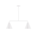 Linear/Island 2 Light Bar by Montclair Light Works ( 518 | MSG420-44-L10 Jynx ) 