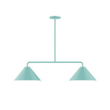 Linear/Island 2 Light Bar by Montclair Light Works ( 518 | MSG422-48 Pinnacle ) 