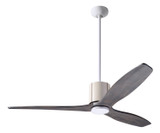 Fans Damp Location by Modern Fan Co ( 201 | LLX-GWIV-54-GY-NL-RC LeatherLuxe DC ) 