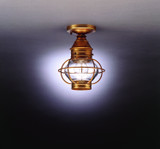 Exterior Ceiling Mount by Northeast Lantern ( 196 | 2514-AB-MED-CLR Onion ) 