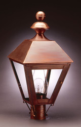 Exterior Post/Pier Head by Northeast Lantern ( 196 | 1123-AC-CIM-CLR Boston ) 