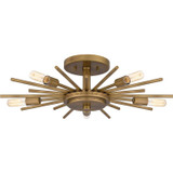 Semi-Flush Mts. Exposed Lamps by Quoizel ( 10 | QSF6158WS Quoizel Semi-Flush Mount ) 