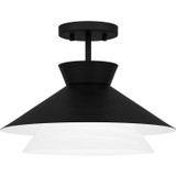 Semi-Flush Mts. Glass Down by Quoizel ( 10 | QSF6171MBK Quoizel Semi-Flush Mount ) 
