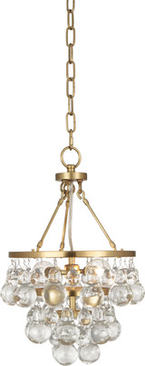 Mini Chandeliers Glass Shade by Robert Abbey ( 165 | 1006 Bling ) 