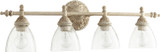 Bathroom Fixtures Four Lights by Quorum ( 19 | 5257-4-70 5257 Vanities ) 