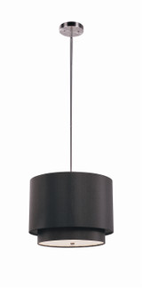 Pendants Drum Shade by Trans Globe Imports ( 110 | PND-801 BK Schiffer ) 