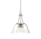 Pendants Glass Down by Savoy House ( 51 | 7-1025-3-SN Calhoun ) 