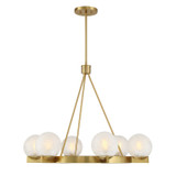 Mid. Chandeliers Glass Up by Savoy House ( 51 | 1-1014-6-322 Darien ) 