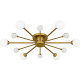 Semi-Flush Mts. Glass Down by Quoizel ( 10 | QSF6781BRG Quoizel Semi-Flush Mount ) 
