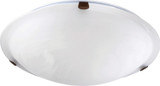 Flush Mounts Bowl Style by Quorum ( 19 | 3000-16-86 3000 Ceiling Mounts ) 