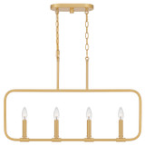 Linear/Island 4 Light + by Quoizel ( 10 | ABR432AB Abner ) 
