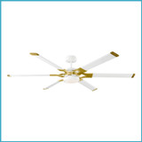 Fans Damp Location by Visual Comfort Fan ( 71 | 6LFR62RZWBBSD Loft ) 