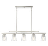 Linear/Island 4 Light + by Savoy House ( 51 | 1-1023-5-SN Calhoun ) 