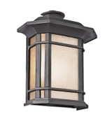 Exterior Wall Mt./Flush by Trans Globe Imports ( 110 | 5822-1 BK San Miguel ) 