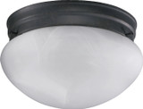 Flush Mounts Bowl Style by Quorum ( 19 | 3021-6-44 3021 Faux Alabaster Mushrooms ) 
