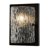 Sconces Single Glass by Varaluz ( 137 | 376W01BL Morgan ) 