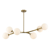 Linear/Island 4 Light + by Trans Globe Imports ( 110 | 11636 AG Rebel ) 