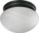 Utility Ceiling by Quorum ( 19 | 3021-6-95 3021 Faux Alabaster Mushrooms ) 