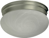 Utility Ceiling by Quorum ( 19 | 3021-8-65 3021 Faux Alabaster Mushrooms ) 