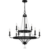 Mid. Chandeliers Candle by Quoizel ( 10 | ADL5030MBK Adelaide ) 