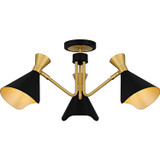 Semi-Flush Mts. Other by Quoizel ( 10 | ADN1726MBK Arden ) 