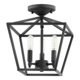 Semi-Flush Mts. Cage by Quorum ( 19 | 304-10-69 Gabriel ) 