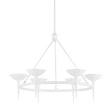 Mid. Chandeliers Glass Up by Troy Lighting ( 67 | F2606-GSW Cecilia ) 