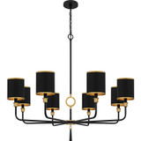 Large Chandeliers Candle by Quoizel ( 10 | LKY5040MBK Lockery ) 