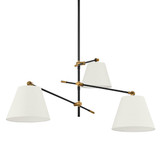 Large Chandeliers Drum Shade by Troy Lighting ( 67 | F2653-PBR/TBK Navin ) 