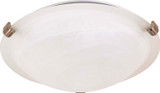 Flush Mounts Bowl Style by Nuvo Lighting ( 72 | 60-270 Tri Clip Brushed Nickel ) 