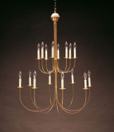 Large Chandeliers Candle by Northeast Lantern ( 196 | 916-AB-LT16 Chandelier ) 