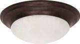 Flush Mounts Bowl Style by Nuvo Lighting ( 72 | 60-280 Twist and Lock Old Bronze ) 