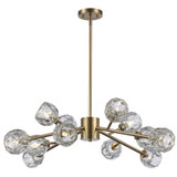 Mid. Chandeliers Starburst by Trans Globe Imports ( 110 | 11669 AG Sequoia ) 