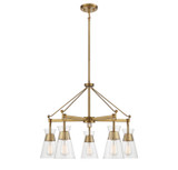 Mid. Chandeliers Glass Down by Savoy House ( 51 | 1-1832-5-322 Lakewood ) 