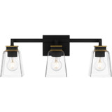 Bathroom Fixtures Three Lights by Quoizel ( 10 | ALY8623MBK Almany ) 
